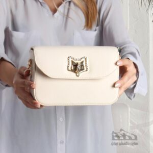 کیف زنانه دوشی قفل نگینی