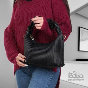 کیف دستی دوشی زنانه مدل دسته چروک