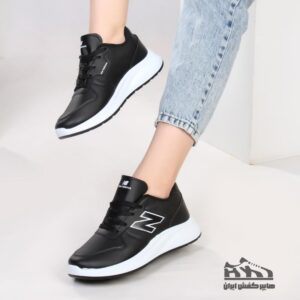 کتونی لژدار زنانه چرمی مدل نیوبالانس New Balance